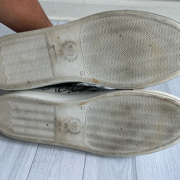 RARE Del Toro x Pepsi Live For Now Blue & Red Printed Leather Chukkas Size 11 - Picture 11 of 11